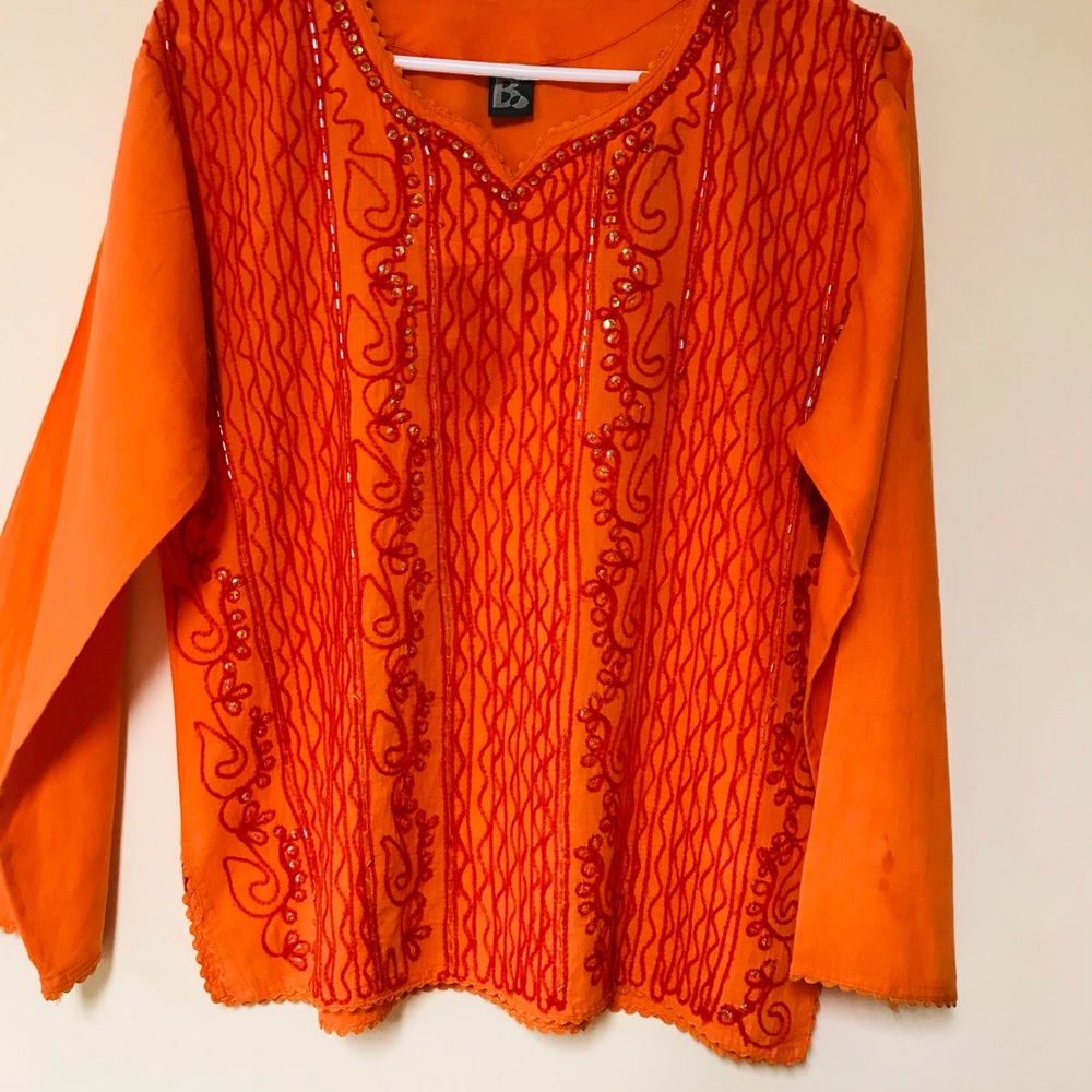 Indian ethnic women’s top.